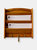 3 Tier Pine Letter Rack with Key Hooks