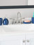 4 Piece Bath Accessory Set, Navy