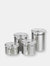 4 Piece Stainless Steel Canister Set