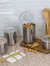 4 Piece Stainless Steel Canister Set