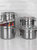 4 Piece Stainless Steel Canister Set