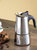 6 Cup Stainless Steel Espresso Maker, Silver