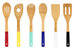 6 Piece Bamboo Kitchen Tool Set