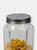 61 oz. X-Large Hexagon Glass Canister, Clear