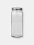 61 oz. X-Large Hexagon Glass Canister, Clear