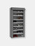 8  Tier Portable Polyester Shoe Closet, Grey