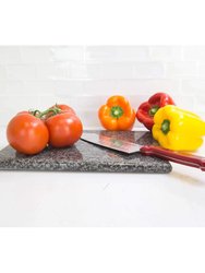 8" x 12" Granite Cutting Board, Black