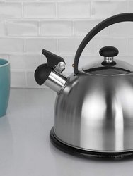 85 oz. Stainless Steel Tea Kettle, Silver