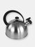 85 oz. Stainless Steel Tea Kettle, Silver