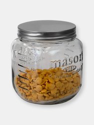 90 oz.  Medium Mason Glass Canister, Clear