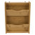 Bamboo Letter Rack with Key Box, Natural