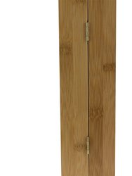 Bamboo Letter Rack with Key Box, Natural