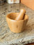 Bamboo Mortar and Pestle