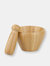 Bamboo Mortar and Pestle