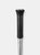 Brushed Stainless Toilet Brush Holder with Comfort Grip Handle with Easy to Store Compact Non-Skid Caddy, Black