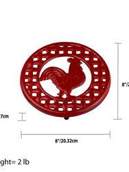 Cast Iron Rooster Trivet