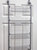 Heavy Duty 4 Tier Over the Door Metal Pantry Organizer, Grey