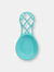 Lattice Collection Cast Iron Spoon Rest, Turquoise