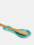 Lattice Collection Cast Iron Spoon Rest, Turquoise