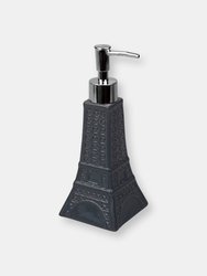 Le Bain Paris  Eiffel Tower 4 Piece Ceramic Bath Accessory Set, Grey