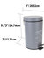 Paris 3 Liter Waste Bin, Grey