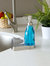 Plastic Soap Dispenser with Brushed Steel Top and Fixed Sponge Holder, Chrome