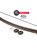 Steel Curved Shower Rod, Bronze