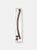 Steel Curved Shower Rod, Bronze