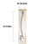 Steel Curved Shower Rod, Satin Nickel