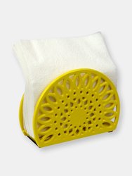 Sunflower Cast Iron Napkin Holder, Yellow