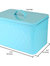 Tin Bread Box, Turquoise