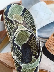 Women's Snakeskin Sandal