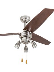 48 Inch Civa Nickel Indoor Ceiling Fan