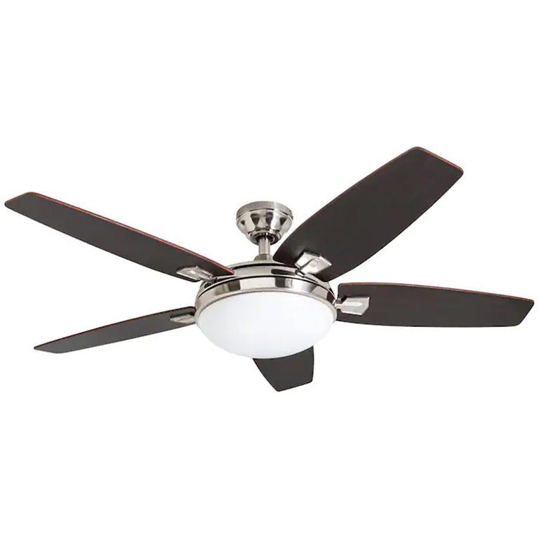 48 Inch Northumberland Brushed Nickel Indoor Ceiling Fan With Light