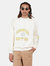 HTG Oversized Fleece Crewneck Sweater - Painter White