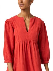 Coco Cover-Up Dress - Terracotta