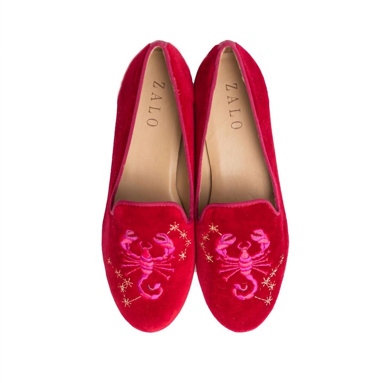 Scorpio Slipper In Cherry