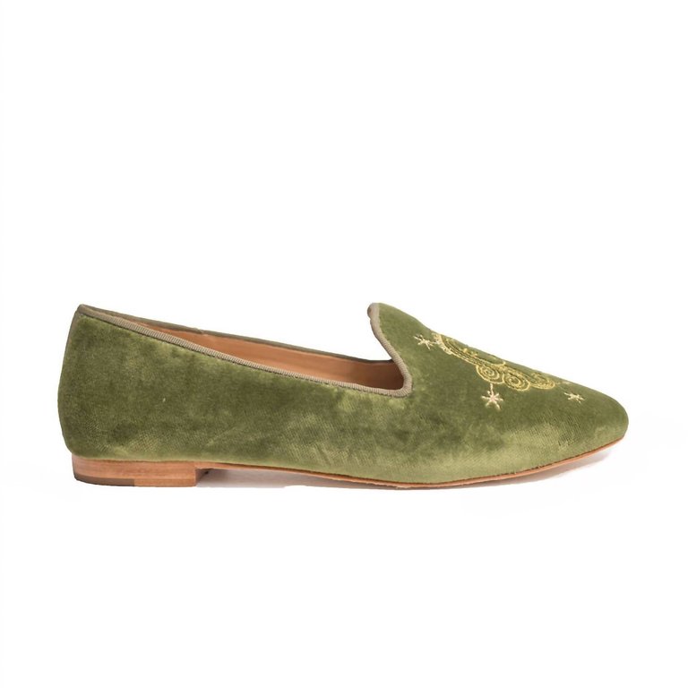 Virgo Slipper In Olive - Olive