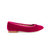 Women's Beba Velvet Flat Shoe In Hibiscus