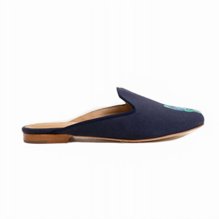 Women's Lobster Mule In Navy - Navy