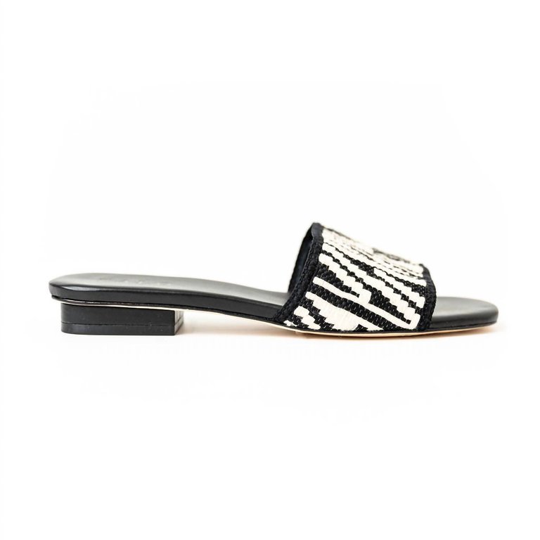 Women's Playa Slide Sandal In Black/natural