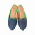 Women's Raffia Mule In Navy