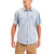 Crosscut Deluxe Shortsleeve Shirt In Faded Blue Microstripe - Faded Blue Microstripe