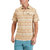 Ranchero Jacquard Polo In Taki Brown Rice - Taki Brown Rice