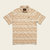 Ranchero Jacquard Polo In Taki Brown Rice