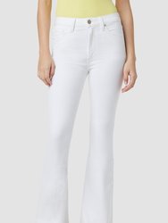 Holly High-Rise Flare Barefoot Jean - Spring White