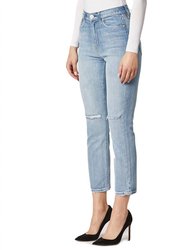 Holly High Rise Straight Jean - Light Wash