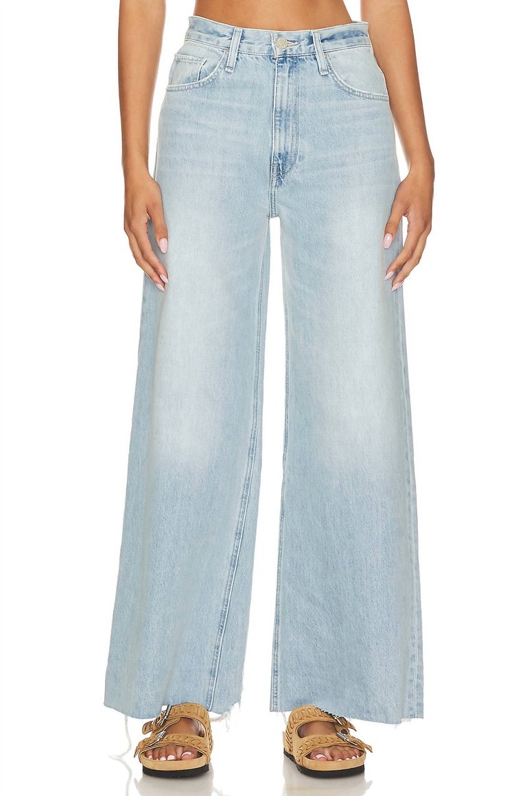 James High Rise Wide Leg Jean In Iris