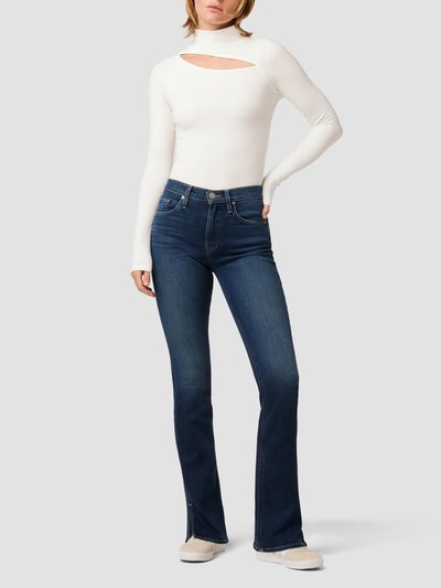 Hudson Jeans Barbara High-Rise Baby Bootcut Jean With Slit Hem - Nation product