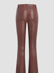 Barbara High-Rise Baby Bootcut Leather Pant